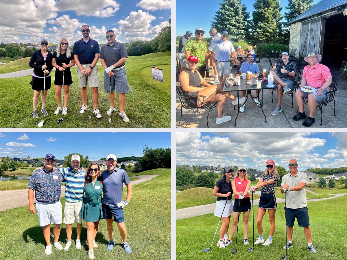 Collage of BHCG golf outing photos